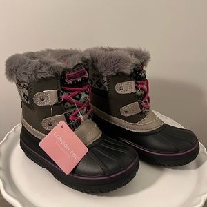 London Fog Girls Lil Tottenham Winter Snow Boots NWT